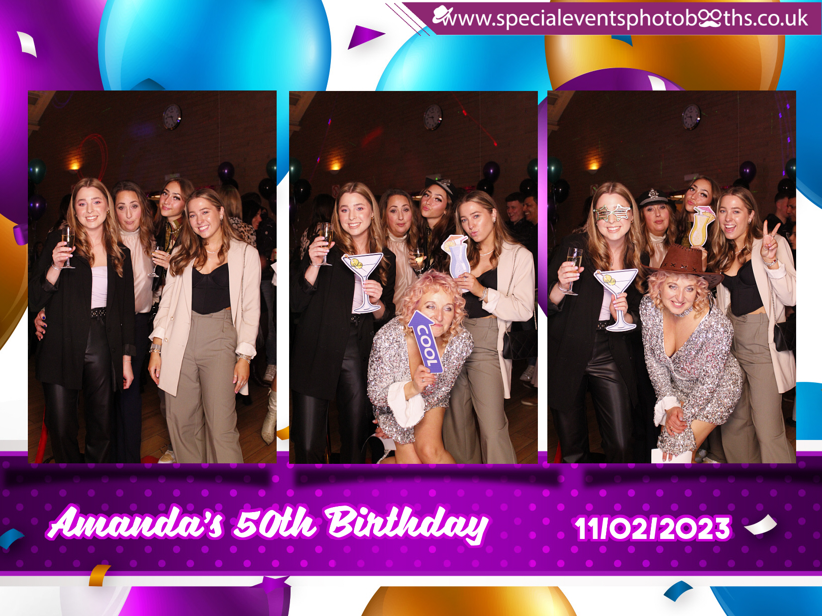 Amanda's 50th Birthday | View more photos from the event at my.specialeventsphotobooths.co.uk/u/SpecialEventsPhotoBooths/Amandas-50th-Birthday