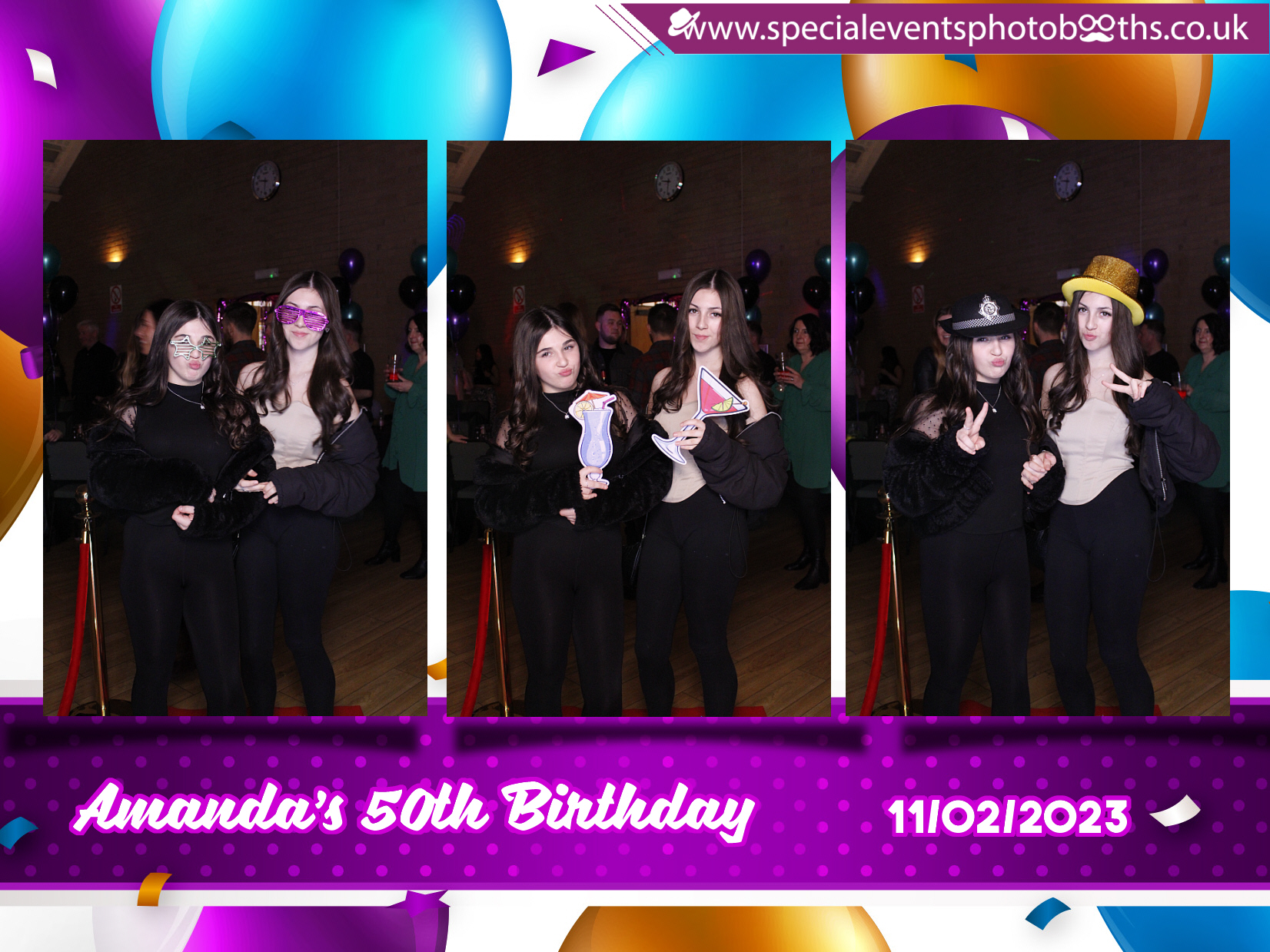 Amanda's 50th Birthday | View more photos from the event at my.specialeventsphotobooths.co.uk/u/SpecialEventsPhotoBooths/Amandas-50th-Birthday