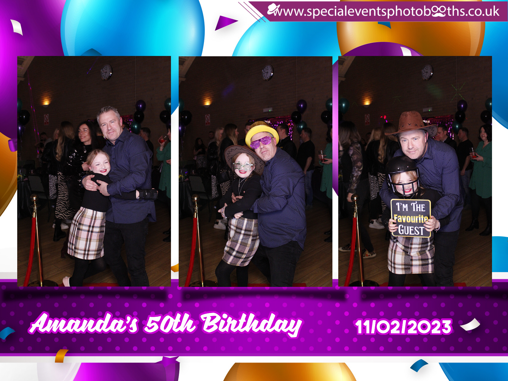 Amanda's 50th Birthday | View more photos from the event at my.specialeventsphotobooths.co.uk/u/SpecialEventsPhotoBooths/Amandas-50th-Birthday