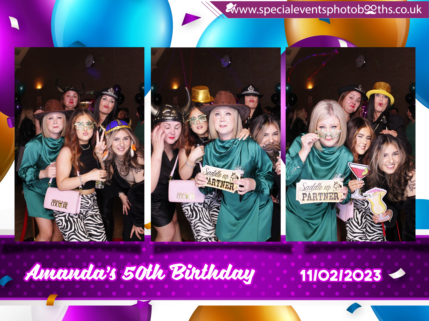Amanda's 50th Birthday | View more photos from the event at my.specialeventsphotobooths.co.uk/u/SpecialEventsPhotoBooths/Amandas-50th-Birthday