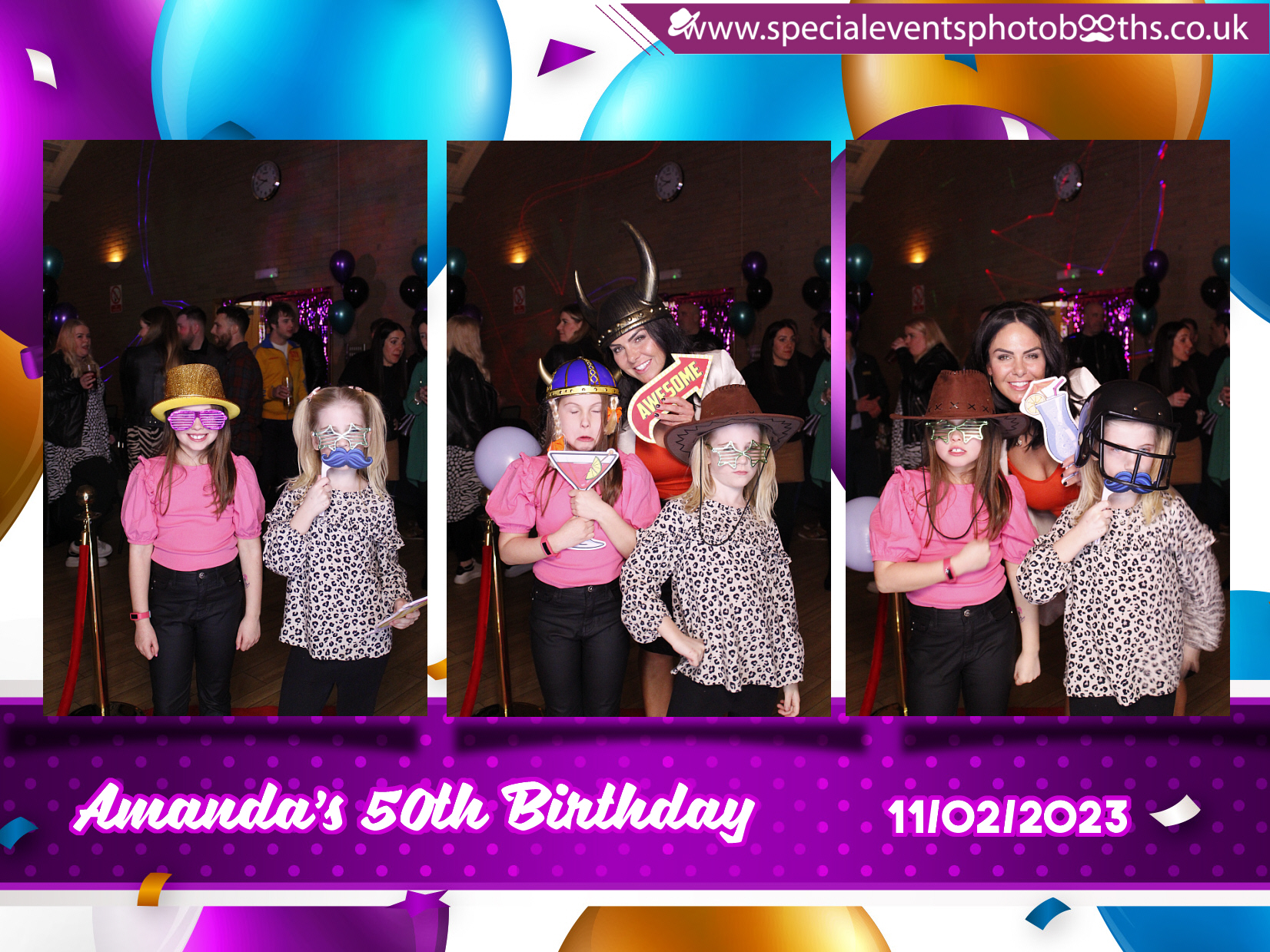 Amanda's 50th Birthday | View more photos from the event at my.specialeventsphotobooths.co.uk/u/SpecialEventsPhotoBooths/Amandas-50th-Birthday