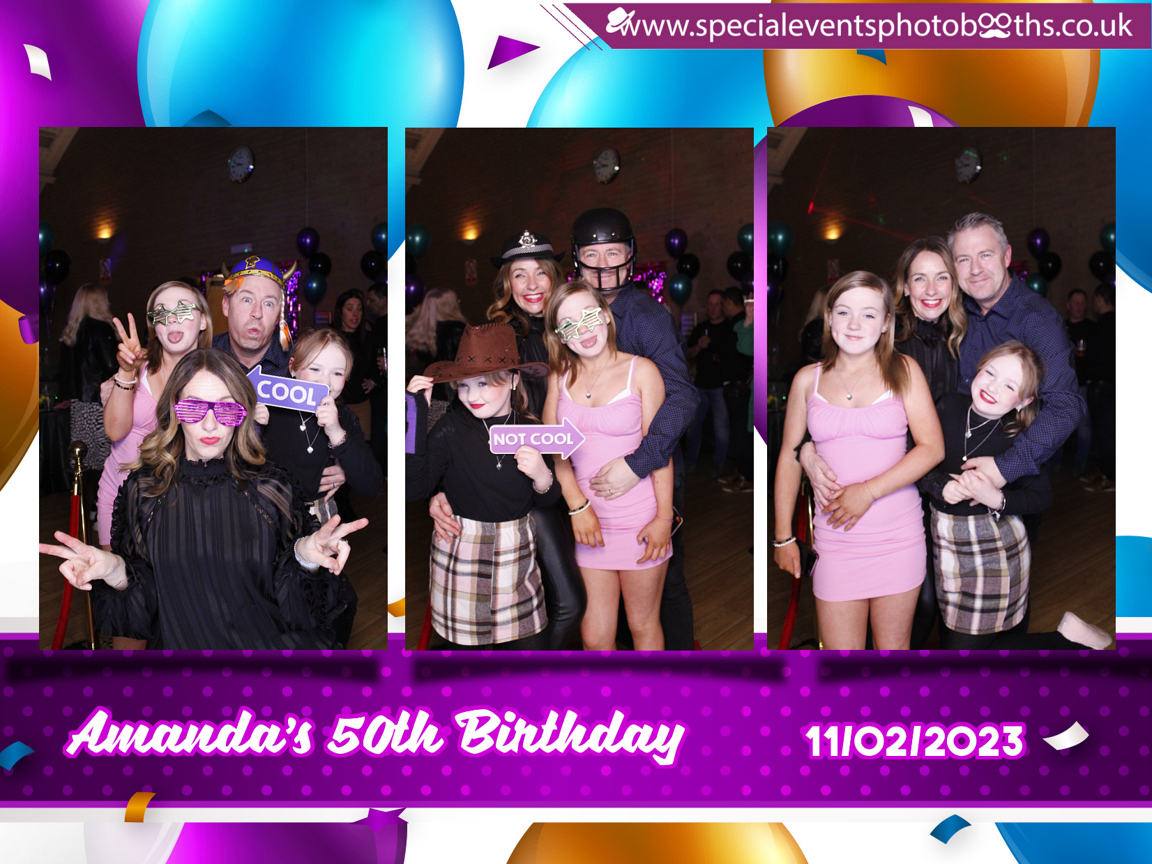 Amanda's 50th Birthday | View more photos from the event at my.specialeventsphotobooths.co.uk/u/SpecialEventsPhotoBooths/Amandas-50th-Birthday