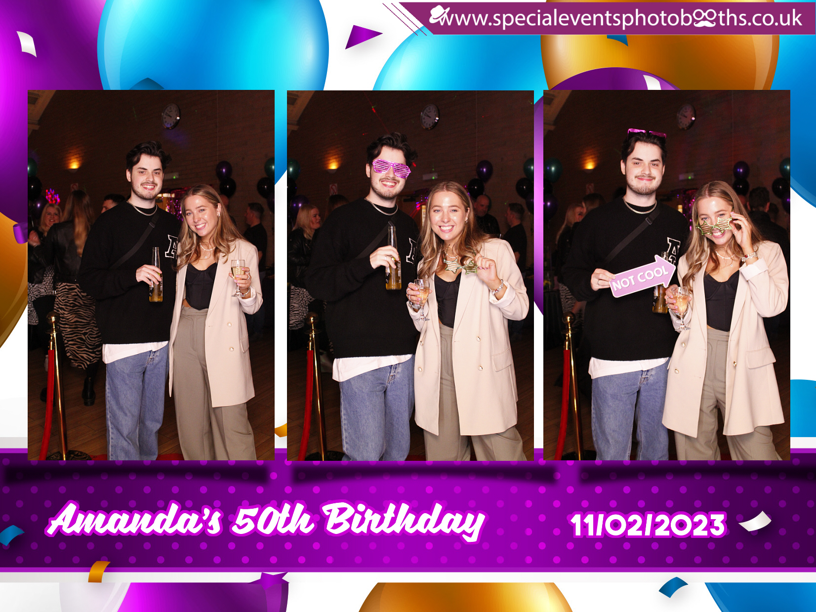 Amanda's 50th Birthday | View more photos from the event at my.specialeventsphotobooths.co.uk/u/SpecialEventsPhotoBooths/Amandas-50th-Birthday