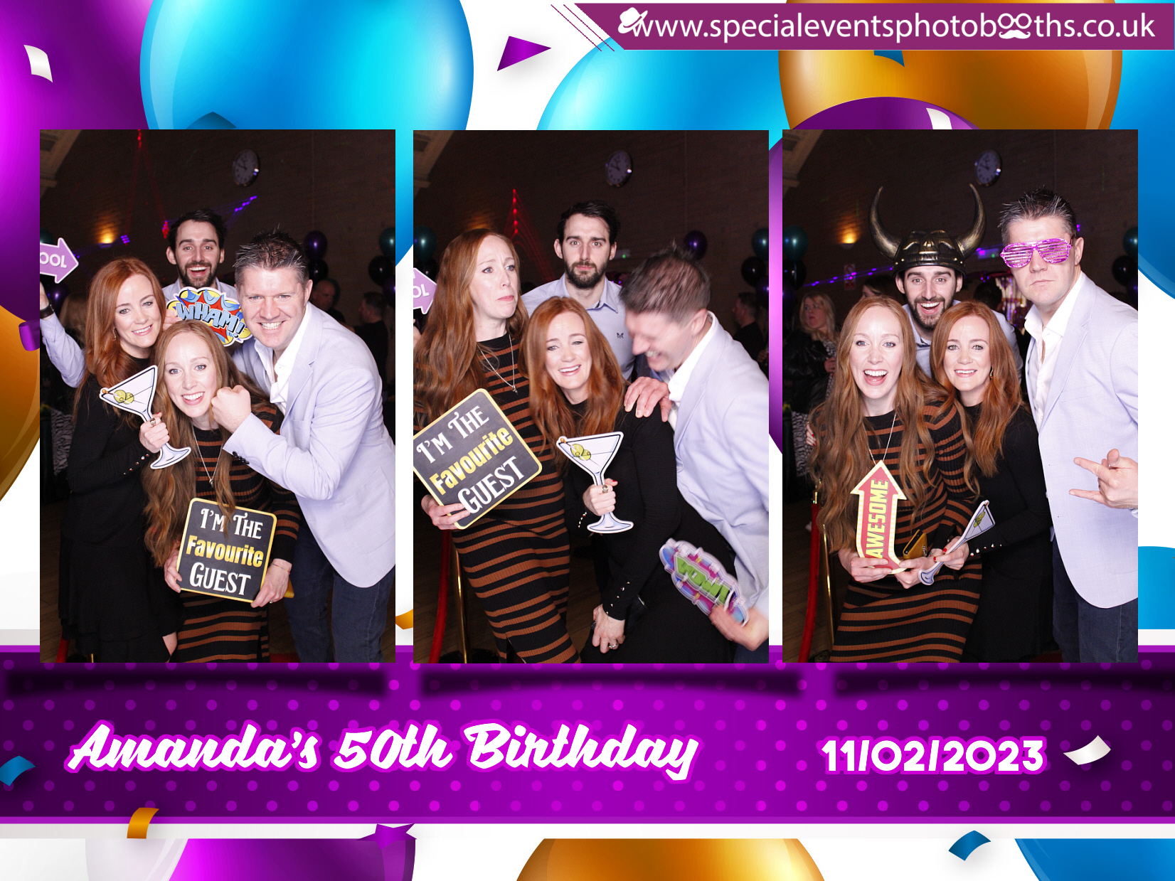 Amanda's 50th Birthday | View more photos from the event at my.specialeventsphotobooths.co.uk/u/SpecialEventsPhotoBooths/Amandas-50th-Birthday