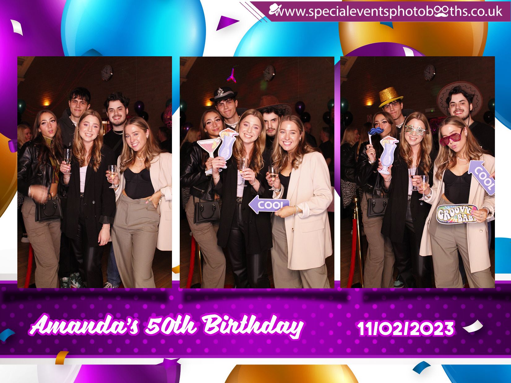 Amanda's 50th Birthday | View more photos from the event at my.specialeventsphotobooths.co.uk/u/SpecialEventsPhotoBooths/Amandas-50th-Birthday