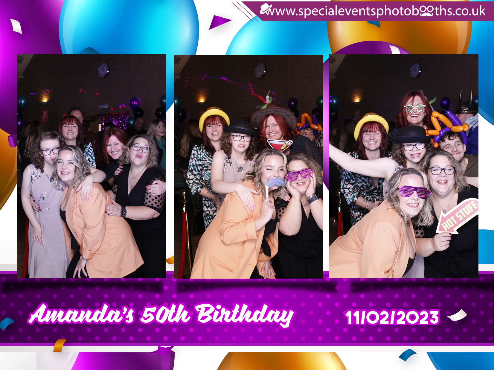 Amanda's 50th Birthday | View more photos from the event at my.specialeventsphotobooths.co.uk/u/SpecialEventsPhotoBooths/Amandas-50th-Birthday