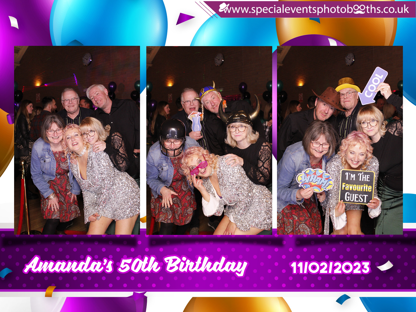 Amanda's 50th Birthday | View more photos from the event at my.specialeventsphotobooths.co.uk/u/SpecialEventsPhotoBooths/Amandas-50th-Birthday