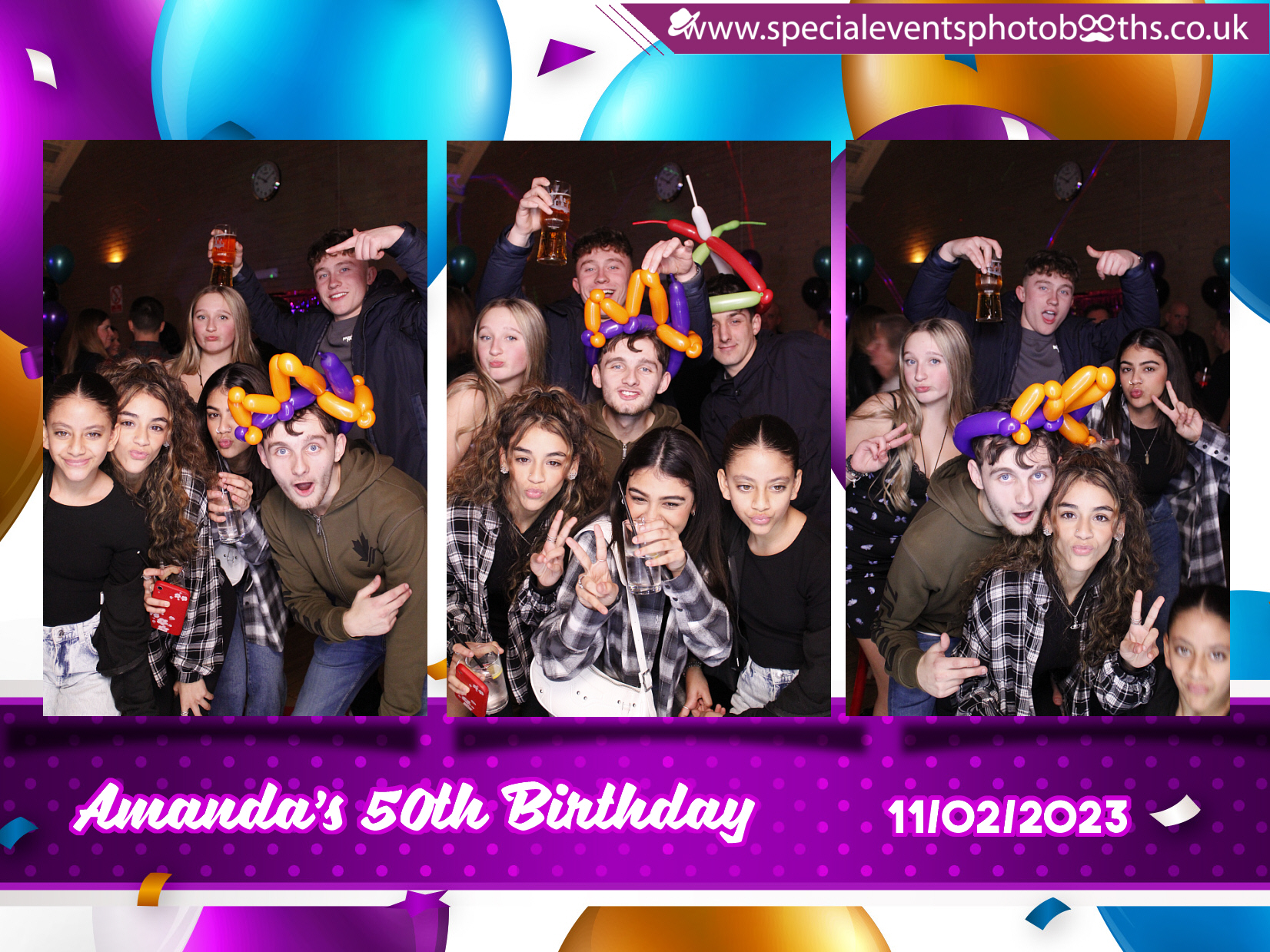 Amanda's 50th Birthday | View more photos from the event at my.specialeventsphotobooths.co.uk/u/SpecialEventsPhotoBooths/Amandas-50th-Birthday