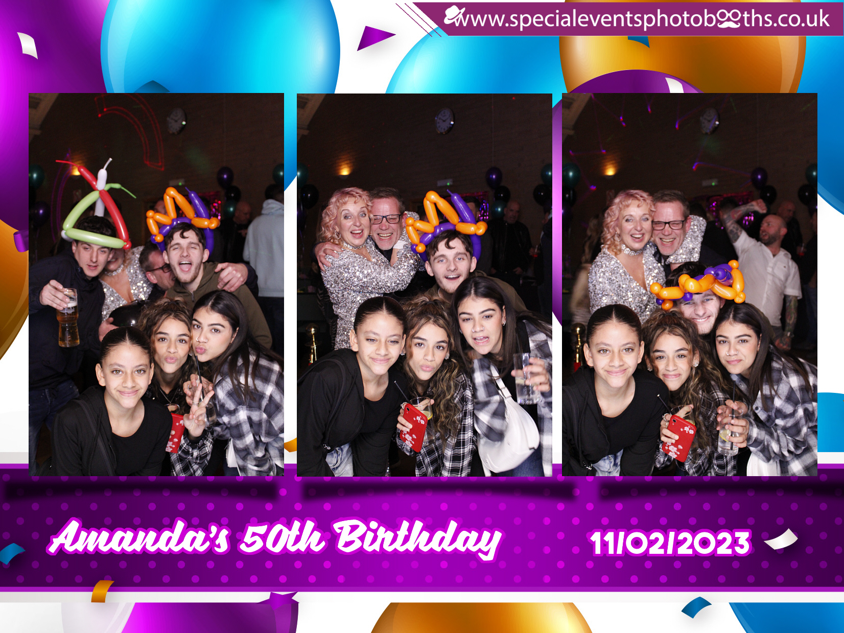Amanda's 50th Birthday | View more photos from the event at my.specialeventsphotobooths.co.uk/u/SpecialEventsPhotoBooths/Amandas-50th-Birthday