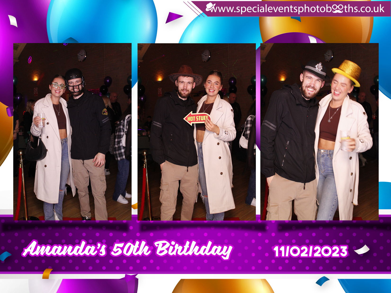 Amanda's 50th Birthday | View more photos from the event at my.specialeventsphotobooths.co.uk/u/SpecialEventsPhotoBooths/Amandas-50th-Birthday