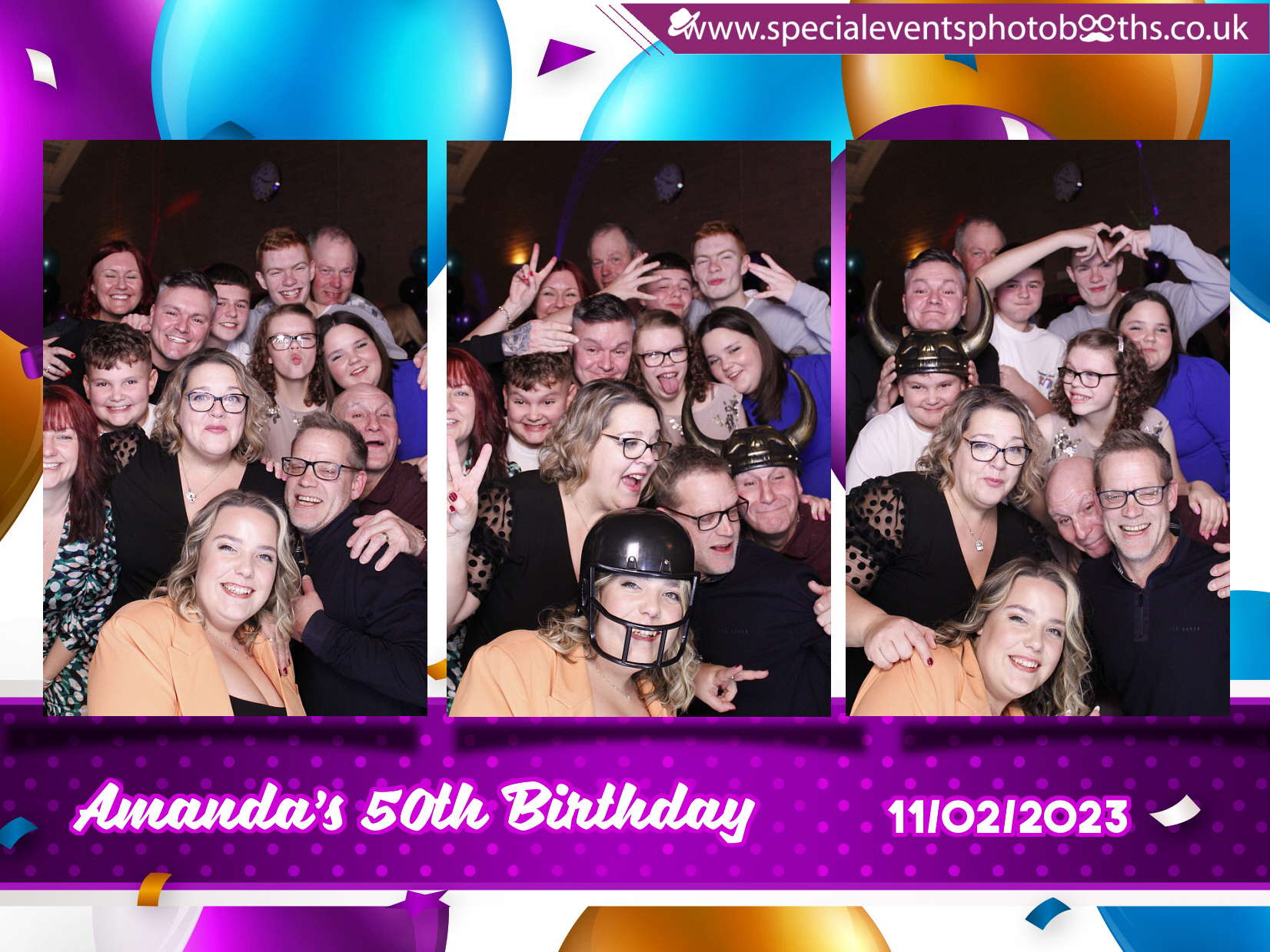 Amanda's 50th Birthday | View more photos from the event at my.specialeventsphotobooths.co.uk/u/SpecialEventsPhotoBooths/Amandas-50th-Birthday