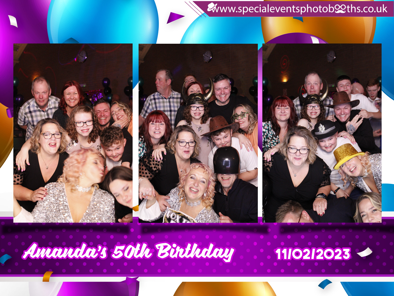 Amanda's 50th Birthday | View more photos from the event at my.specialeventsphotobooths.co.uk/u/SpecialEventsPhotoBooths/Amandas-50th-Birthday