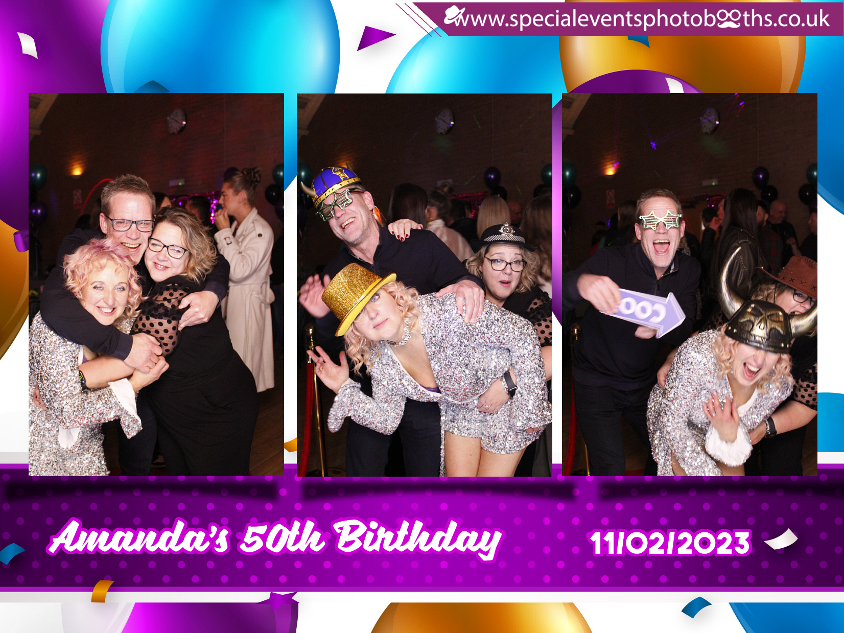 Amanda's 50th Birthday | View more photos from the event at my.specialeventsphotobooths.co.uk/u/SpecialEventsPhotoBooths/Amandas-50th-Birthday