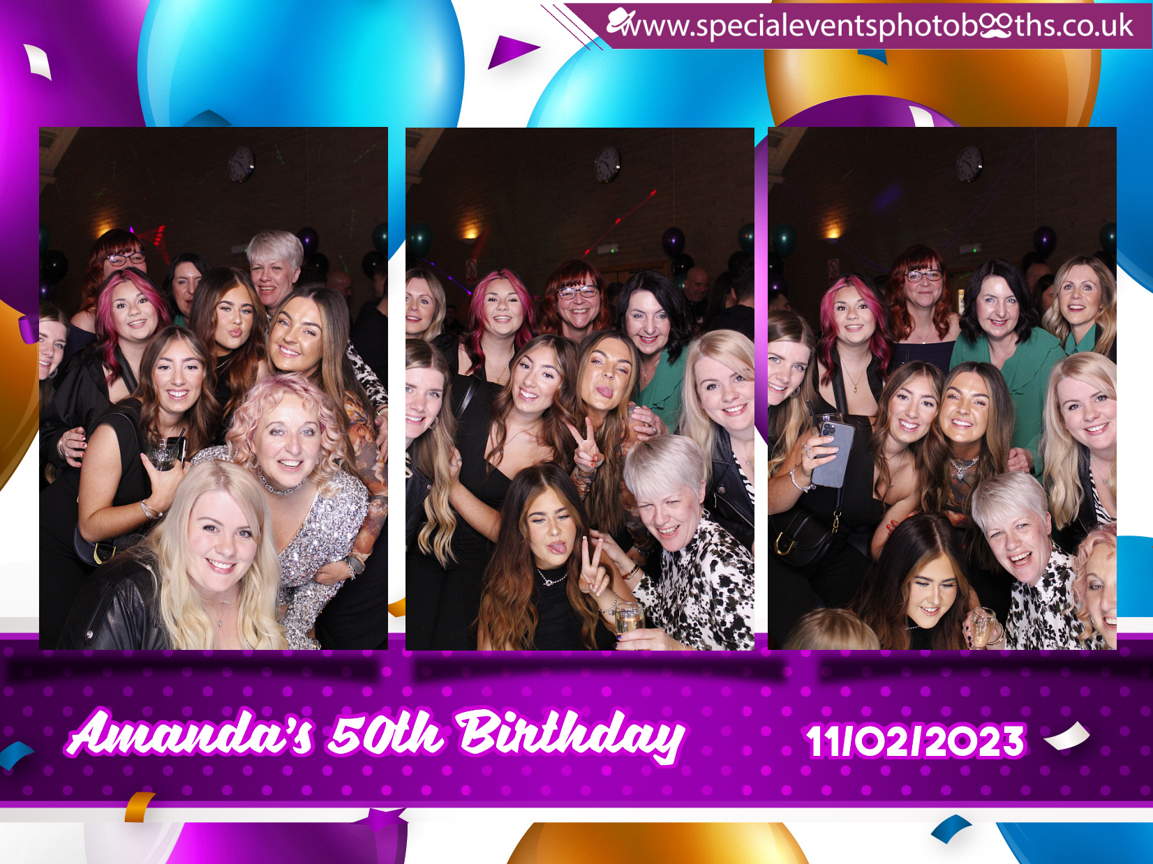 Amanda's 50th Birthday | View more photos from the event at my.specialeventsphotobooths.co.uk/u/SpecialEventsPhotoBooths/Amandas-50th-Birthday