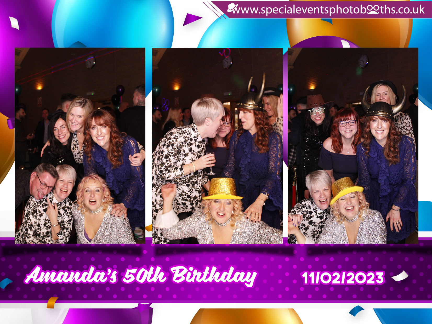 Amanda's 50th Birthday | View more photos from the event at my.specialeventsphotobooths.co.uk/u/SpecialEventsPhotoBooths/Amandas-50th-Birthday