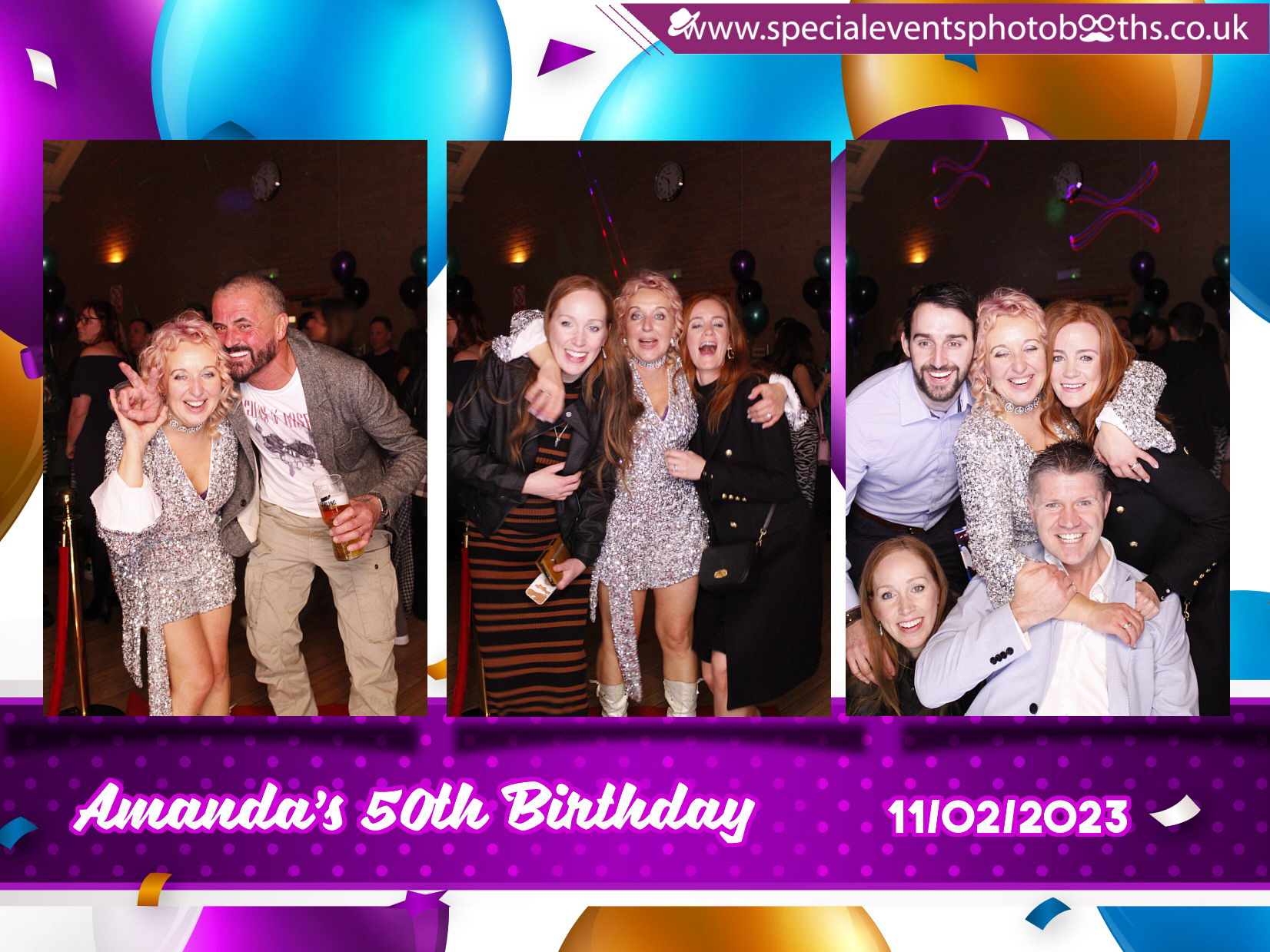 Amanda's 50th Birthday | View more photos from the event at my.specialeventsphotobooths.co.uk/u/SpecialEventsPhotoBooths/Amandas-50th-Birthday