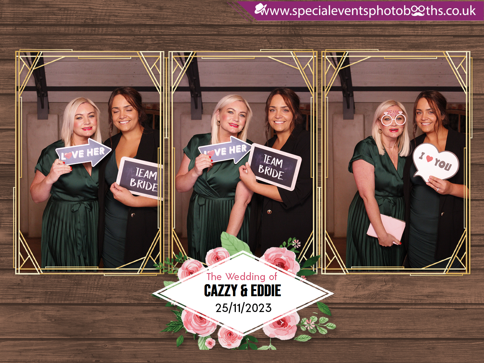 Cazzy and Eddie's Wedding | View more photos from the event at my.specialeventsphotobooths.co.uk/u/SpecialEventsPhotoBooths/Cazzy-and-Eddies-Wedding