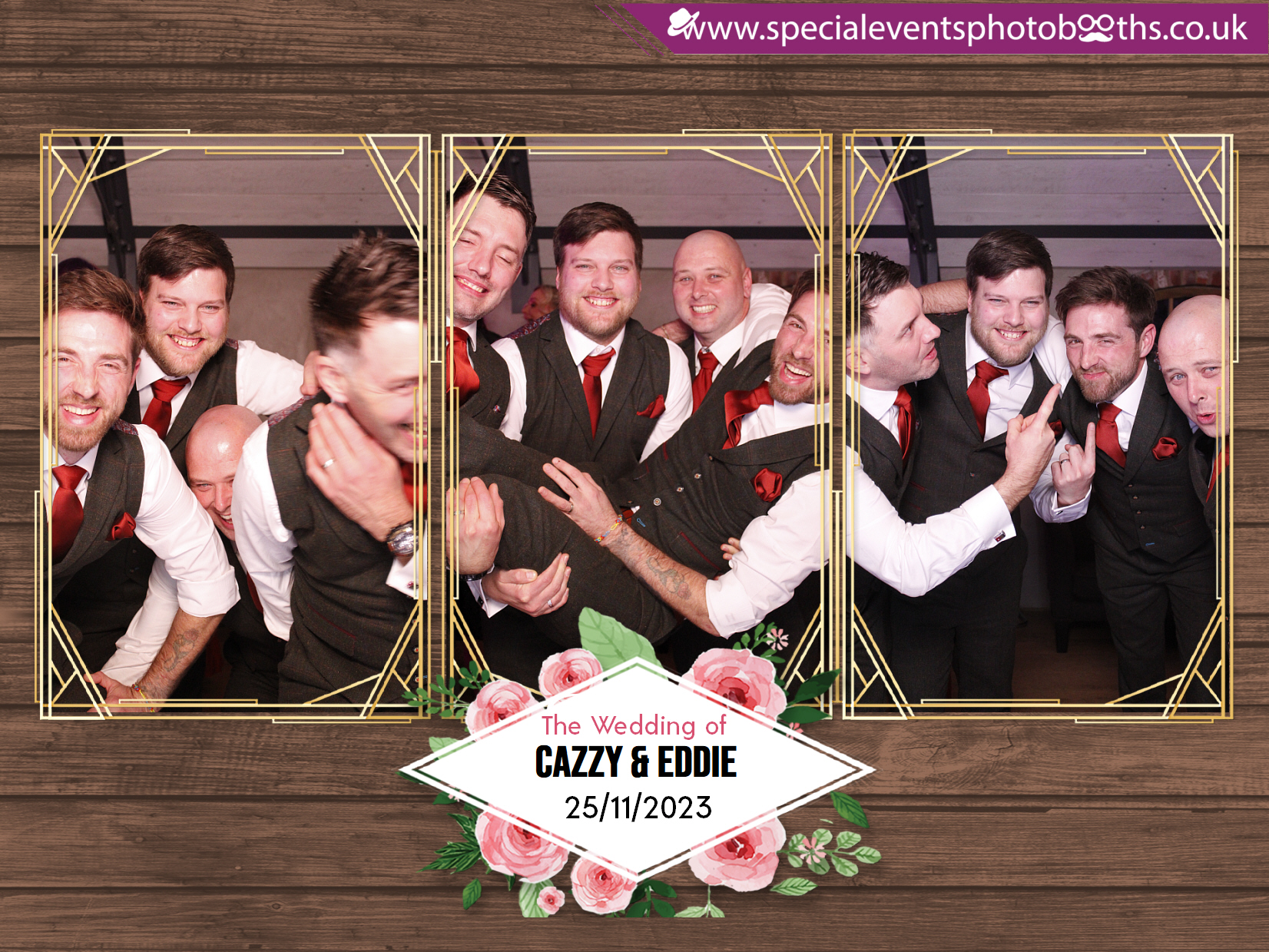 Cazzy and Eddie's Wedding | View more photos from the event at my.specialeventsphotobooths.co.uk/u/SpecialEventsPhotoBooths/Cazzy-and-Eddies-Wedding