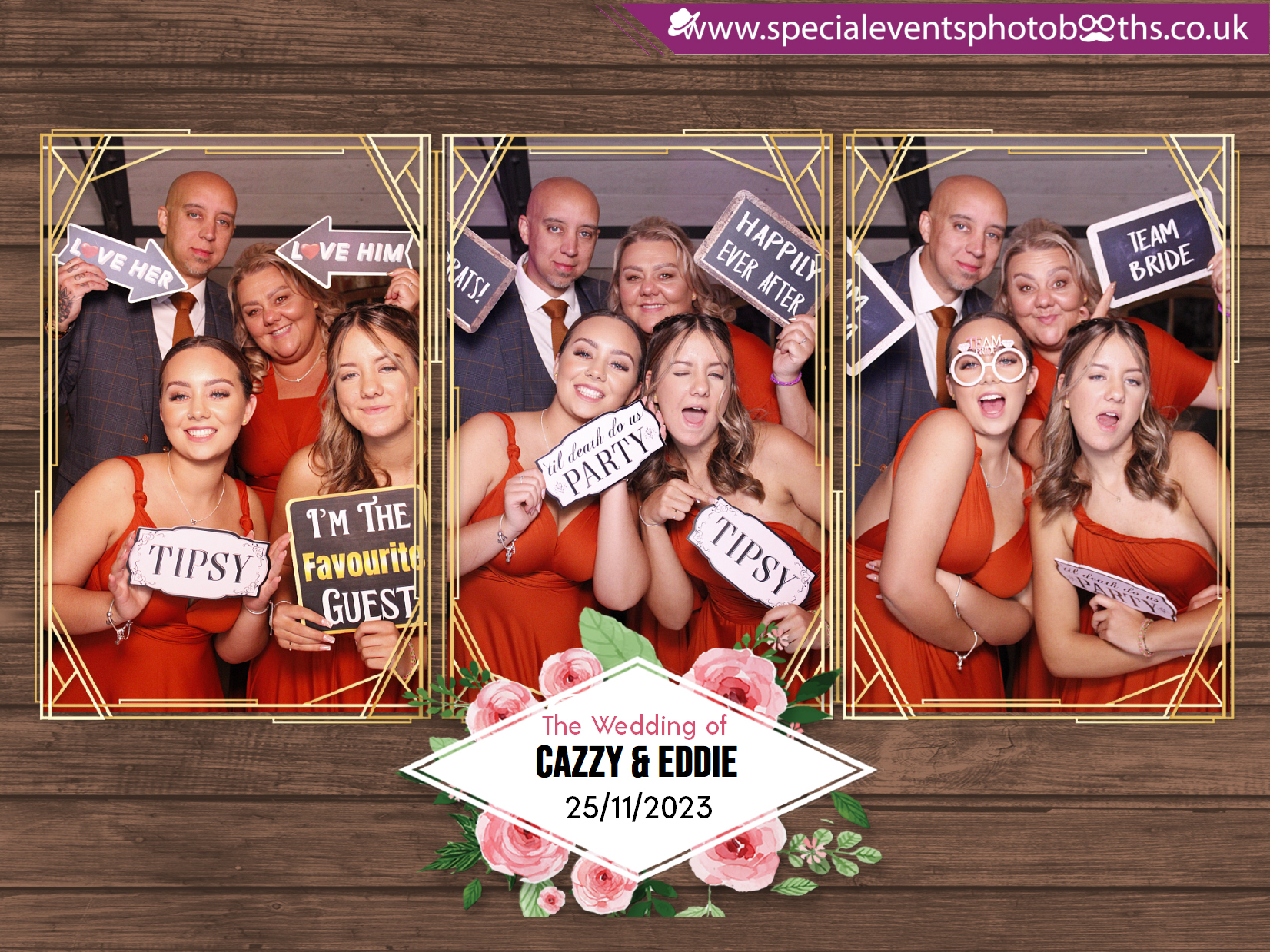 Cazzy and Eddie's Wedding | View more photos from the event at my.specialeventsphotobooths.co.uk/u/SpecialEventsPhotoBooths/Cazzy-and-Eddies-Wedding