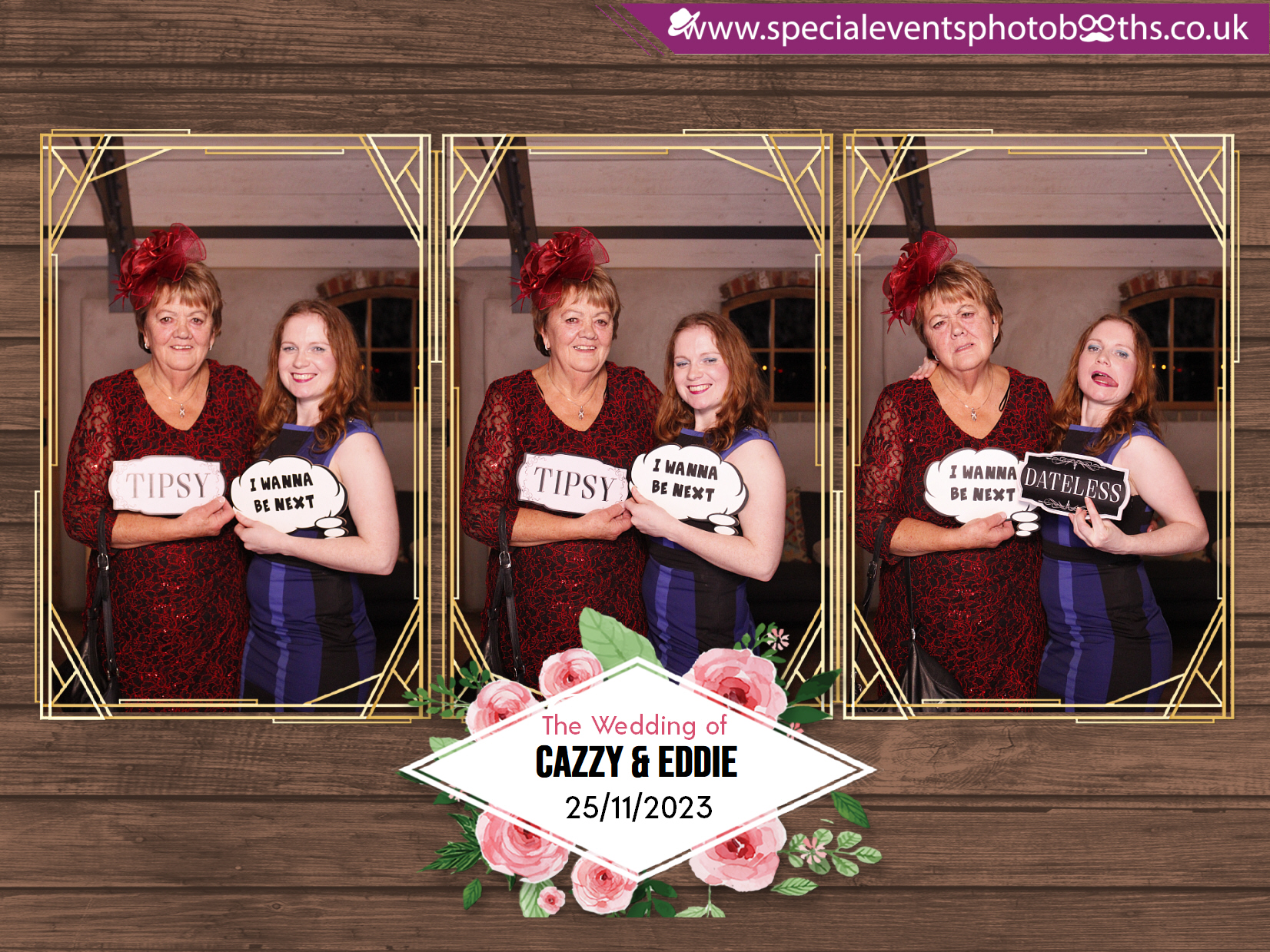 Cazzy and Eddie's Wedding | View more photos from the event at my.specialeventsphotobooths.co.uk/u/SpecialEventsPhotoBooths/Cazzy-and-Eddies-Wedding