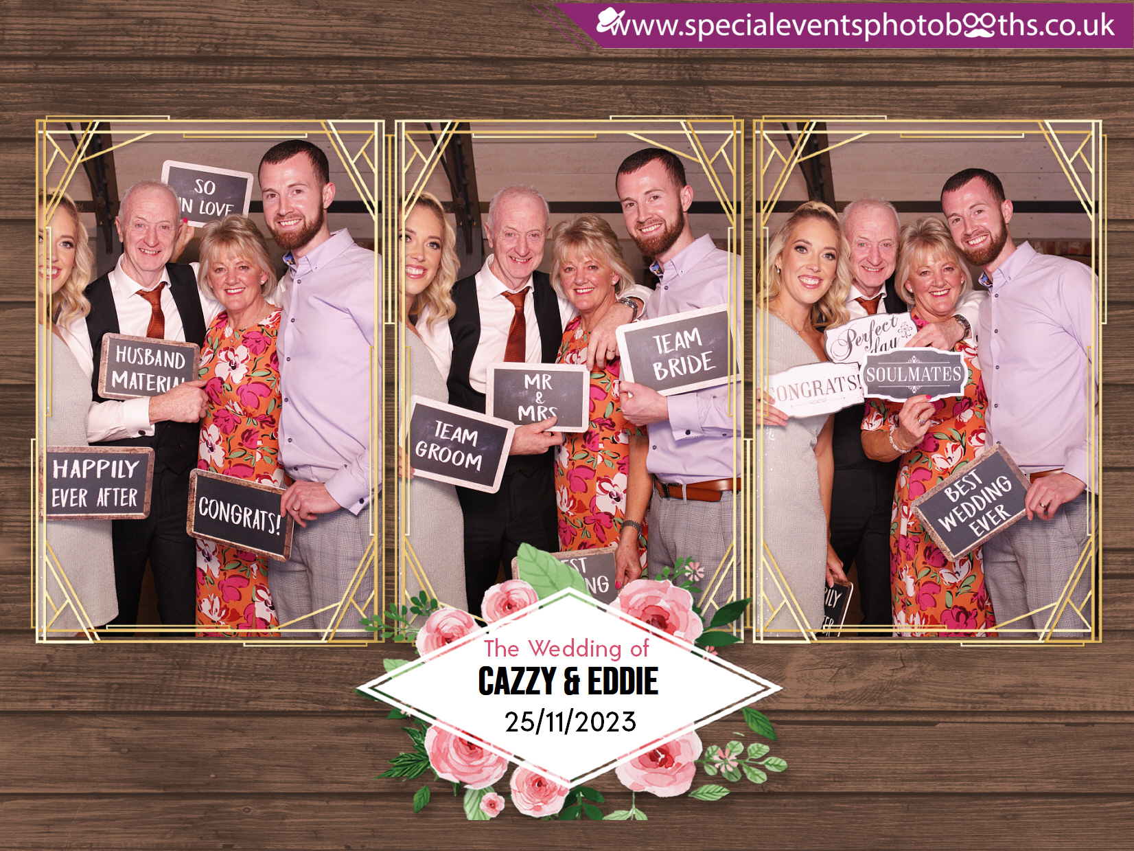 Cazzy and Eddie's Wedding | View more photos from the event at my.specialeventsphotobooths.co.uk/u/SpecialEventsPhotoBooths/Cazzy-and-Eddies-Wedding