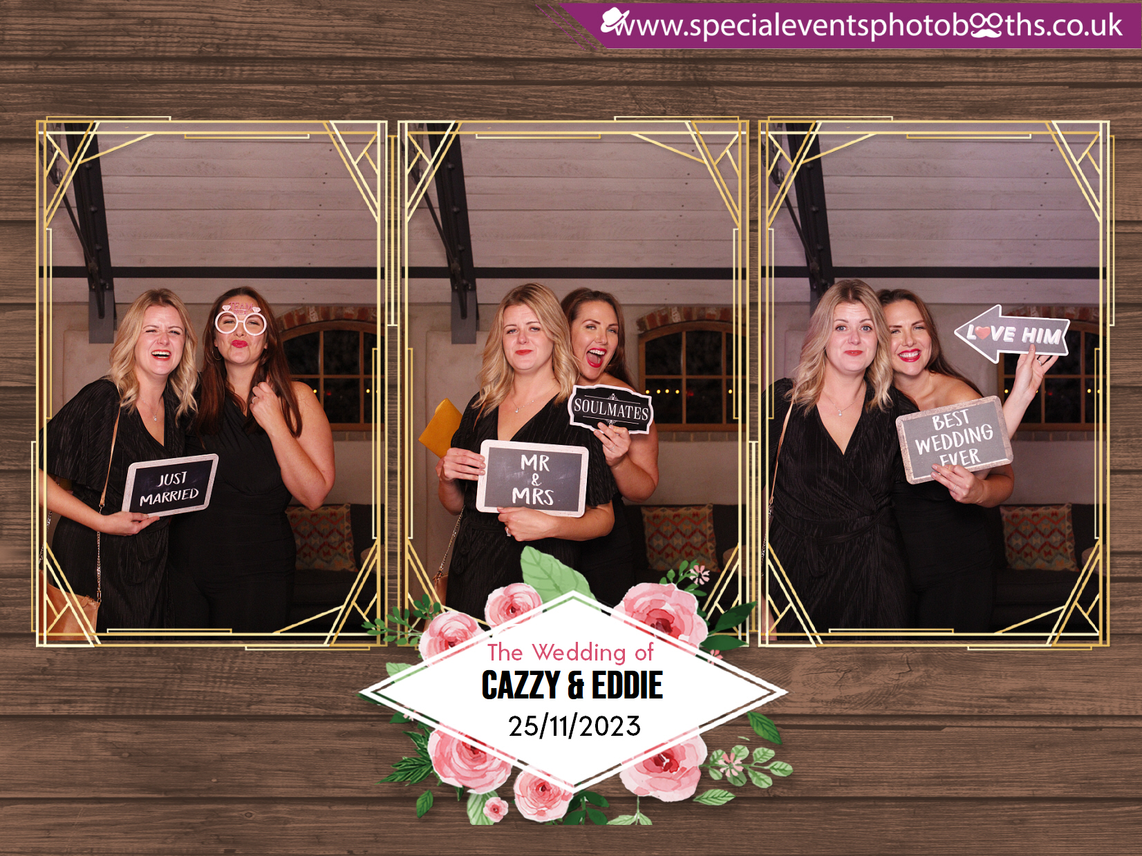 Cazzy and Eddie's Wedding | View more photos from the event at my.specialeventsphotobooths.co.uk/u/SpecialEventsPhotoBooths/Cazzy-and-Eddies-Wedding