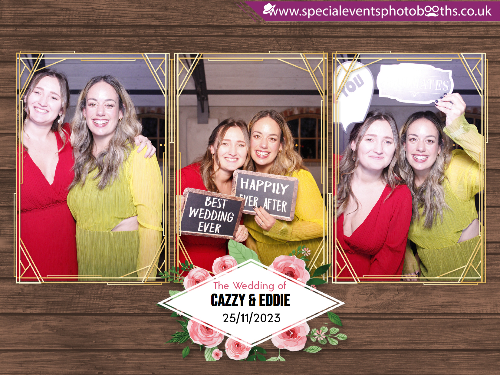 Cazzy and Eddie's Wedding | View more photos from the event at my.specialeventsphotobooths.co.uk/u/SpecialEventsPhotoBooths/Cazzy-and-Eddies-Wedding