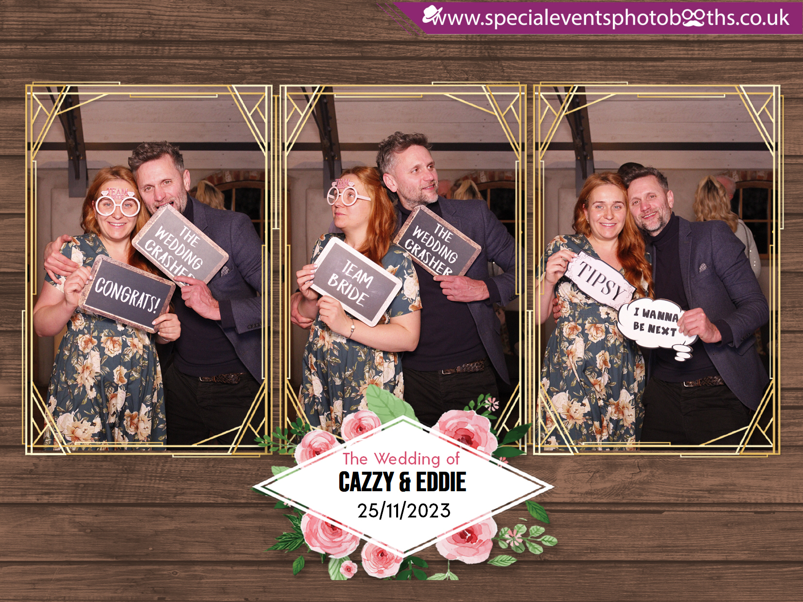 Cazzy and Eddie's Wedding | View more photos from the event at my.specialeventsphotobooths.co.uk/u/SpecialEventsPhotoBooths/Cazzy-and-Eddies-Wedding