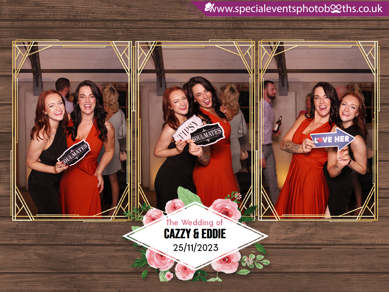Cazzy and Eddie's Wedding | View more photos from the event at my.specialeventsphotobooths.co.uk/u/SpecialEventsPhotoBooths/Cazzy-and-Eddies-Wedding