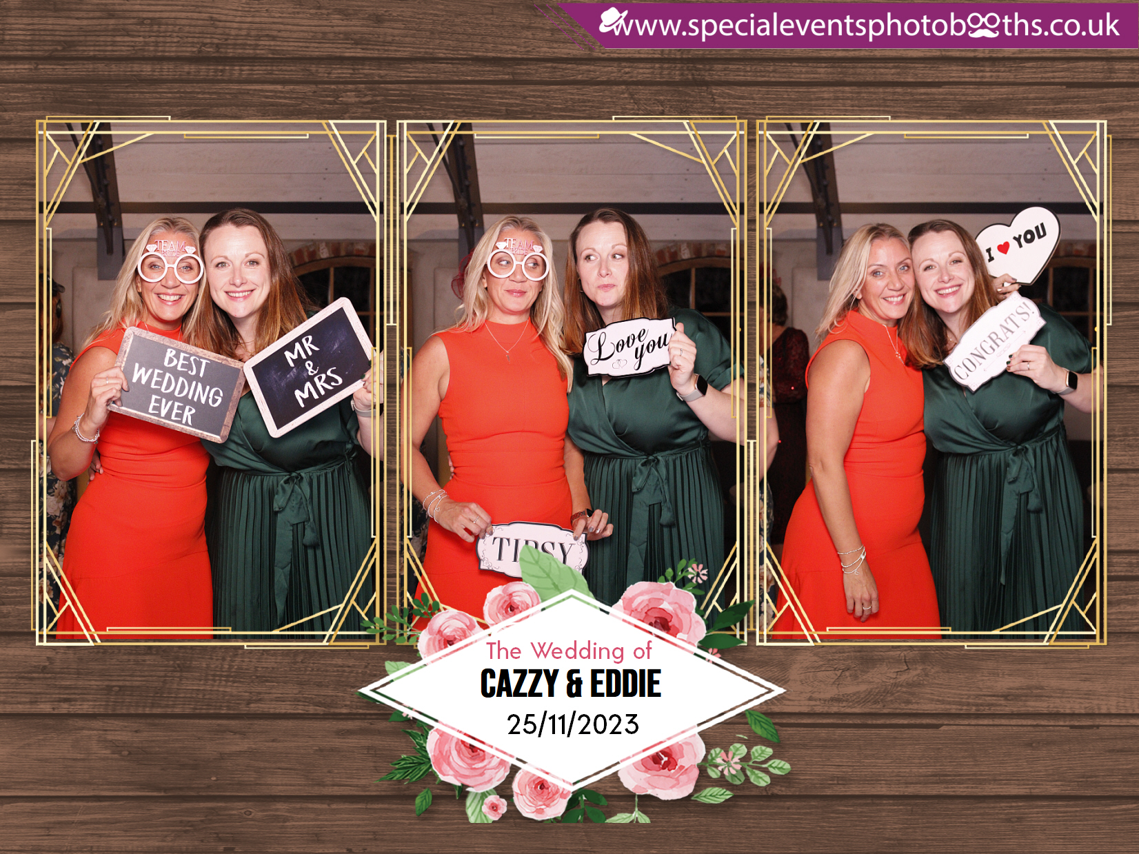 Cazzy and Eddie's Wedding | View more photos from the event at my.specialeventsphotobooths.co.uk/u/SpecialEventsPhotoBooths/Cazzy-and-Eddies-Wedding