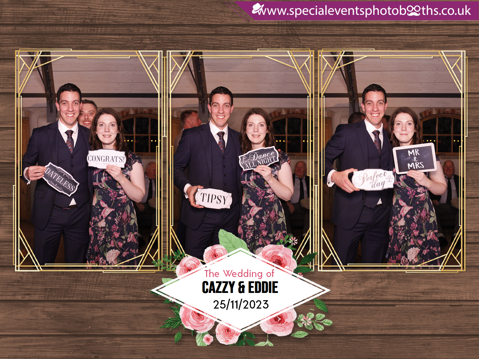 Cazzy and Eddie's Wedding | View more photos from the event at my.specialeventsphotobooths.co.uk/u/SpecialEventsPhotoBooths/Cazzy-and-Eddies-Wedding