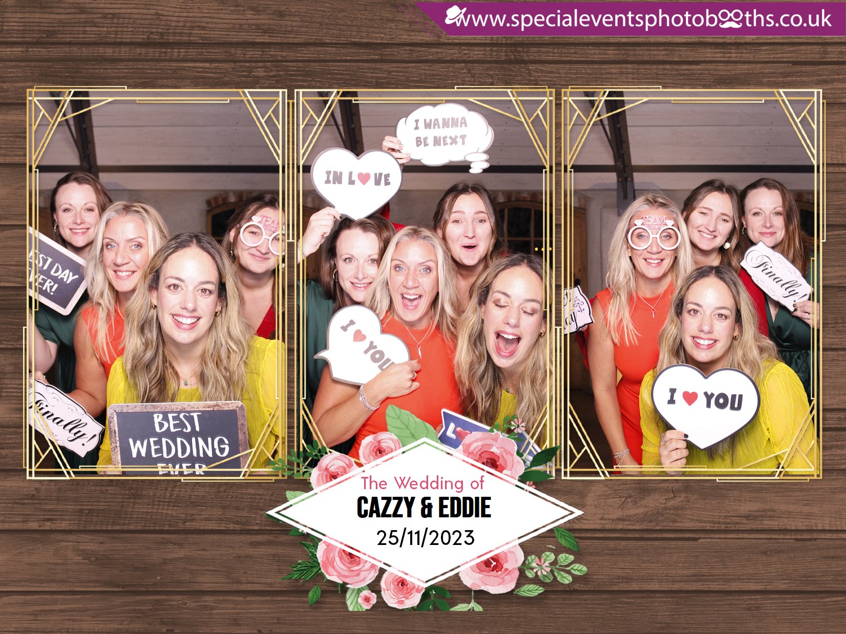 Cazzy and Eddie's Wedding | View more photos from the event at my.specialeventsphotobooths.co.uk/u/SpecialEventsPhotoBooths/Cazzy-and-Eddies-Wedding