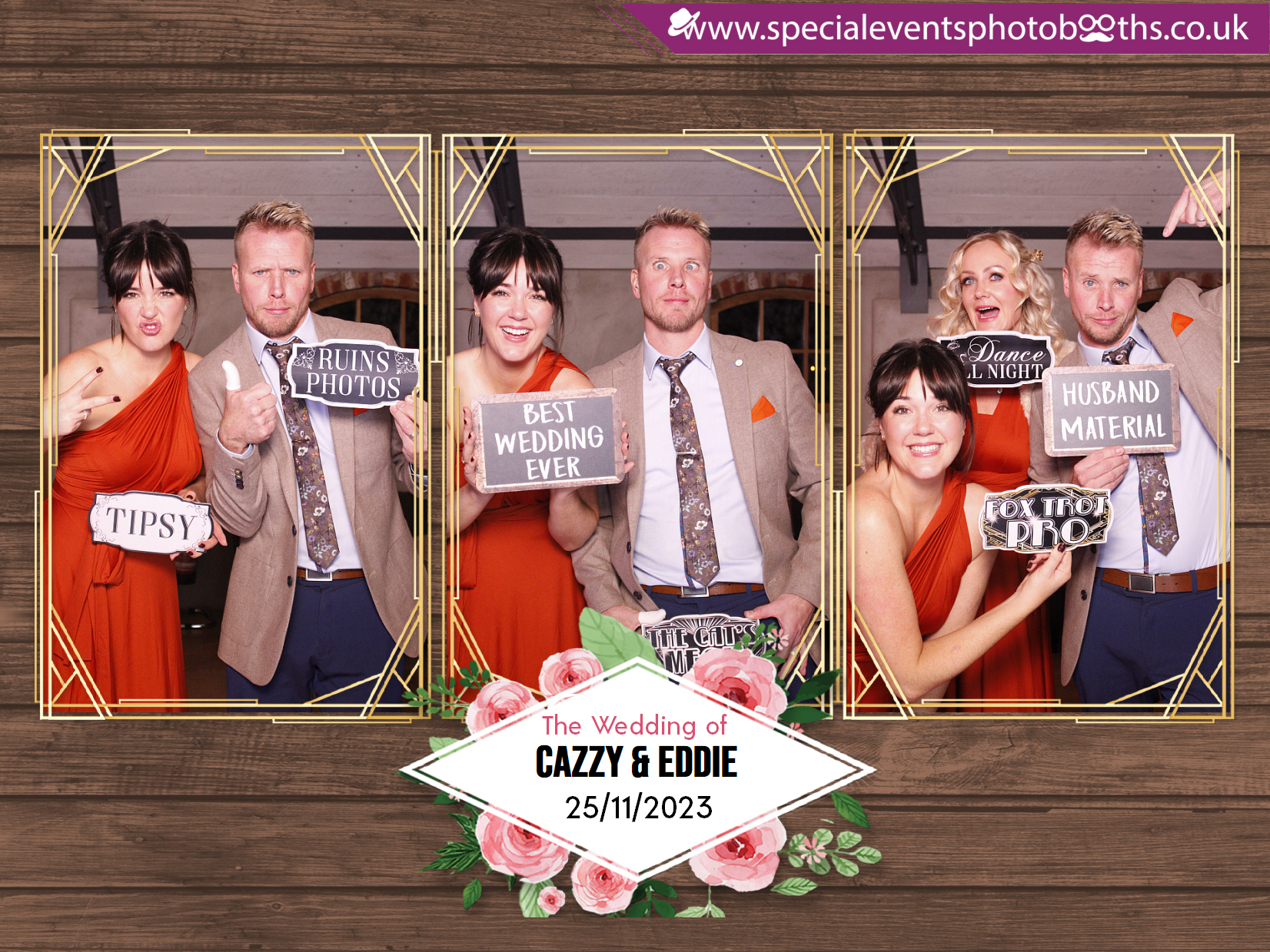 Cazzy and Eddie's Wedding | View more photos from the event at my.specialeventsphotobooths.co.uk/u/SpecialEventsPhotoBooths/Cazzy-and-Eddies-Wedding