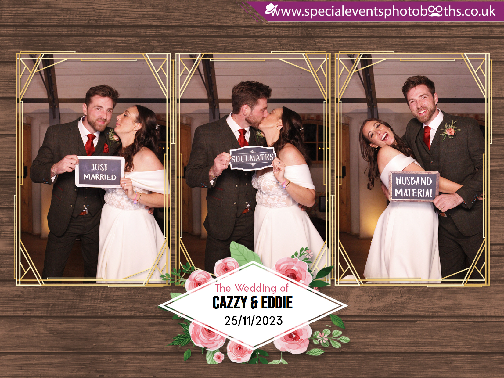 Cazzy and Eddie's Wedding | View more photos from the event at my.specialeventsphotobooths.co.uk/u/SpecialEventsPhotoBooths/Cazzy-and-Eddies-Wedding