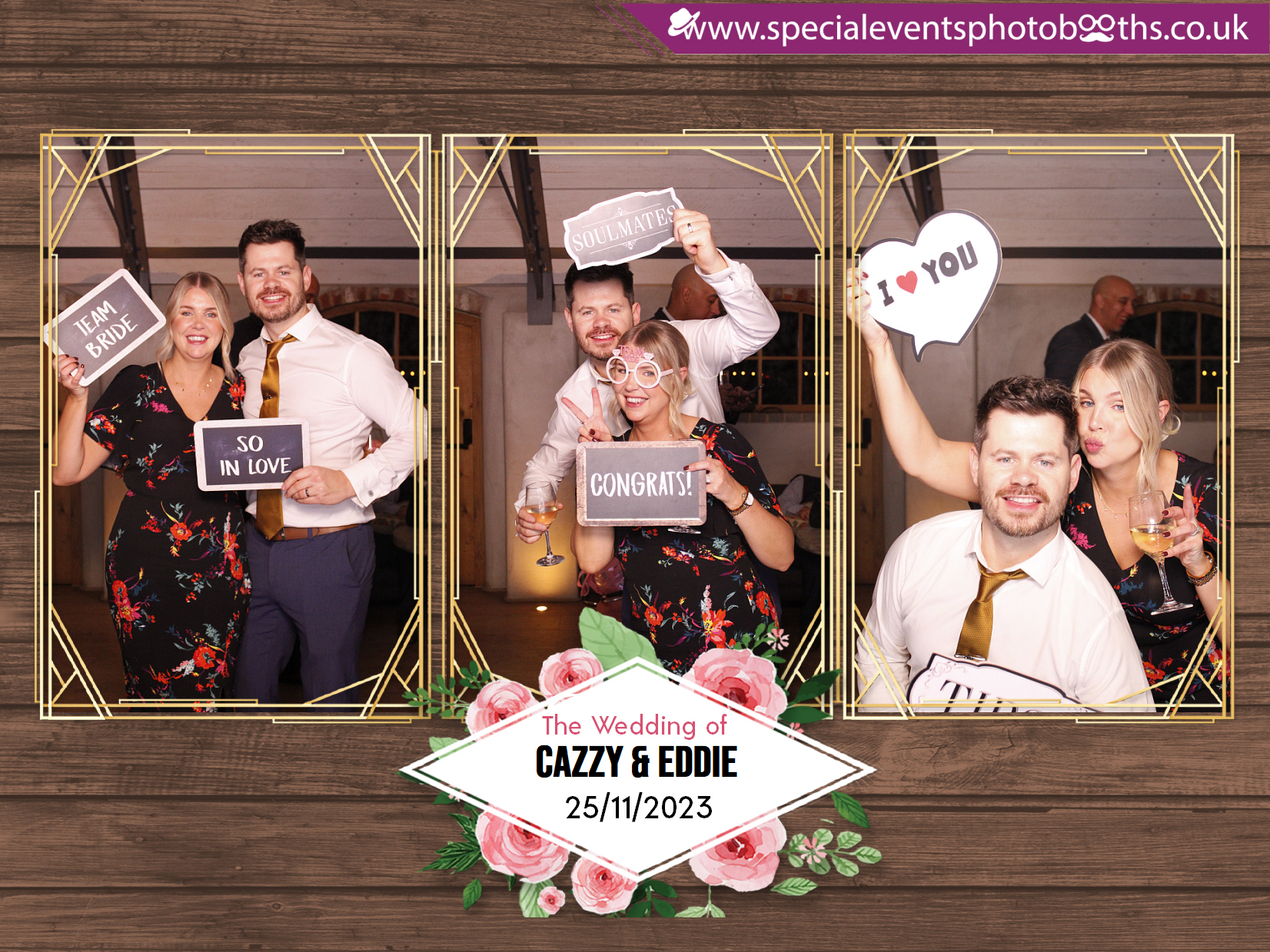 Cazzy and Eddie's Wedding | View more photos from the event at my.specialeventsphotobooths.co.uk/u/SpecialEventsPhotoBooths/Cazzy-and-Eddies-Wedding