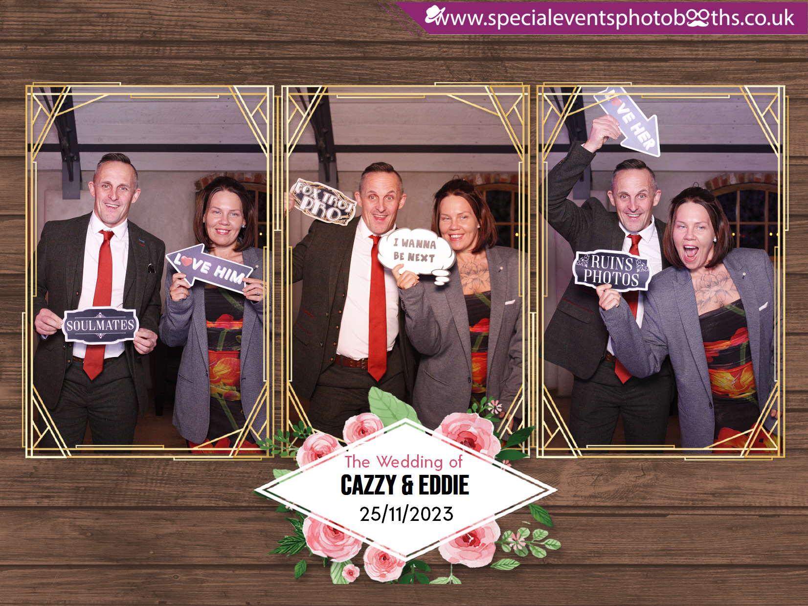 Cazzy and Eddie's Wedding | View more photos from the event at my.specialeventsphotobooths.co.uk/u/SpecialEventsPhotoBooths/Cazzy-and-Eddies-Wedding