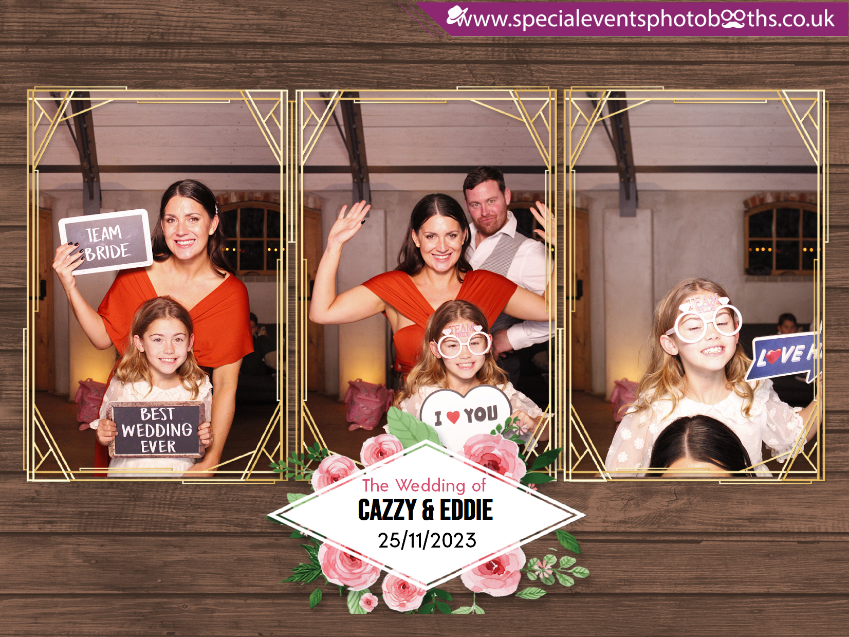 Cazzy and Eddie's Wedding | View more photos from the event at my.specialeventsphotobooths.co.uk/u/SpecialEventsPhotoBooths/Cazzy-and-Eddies-Wedding