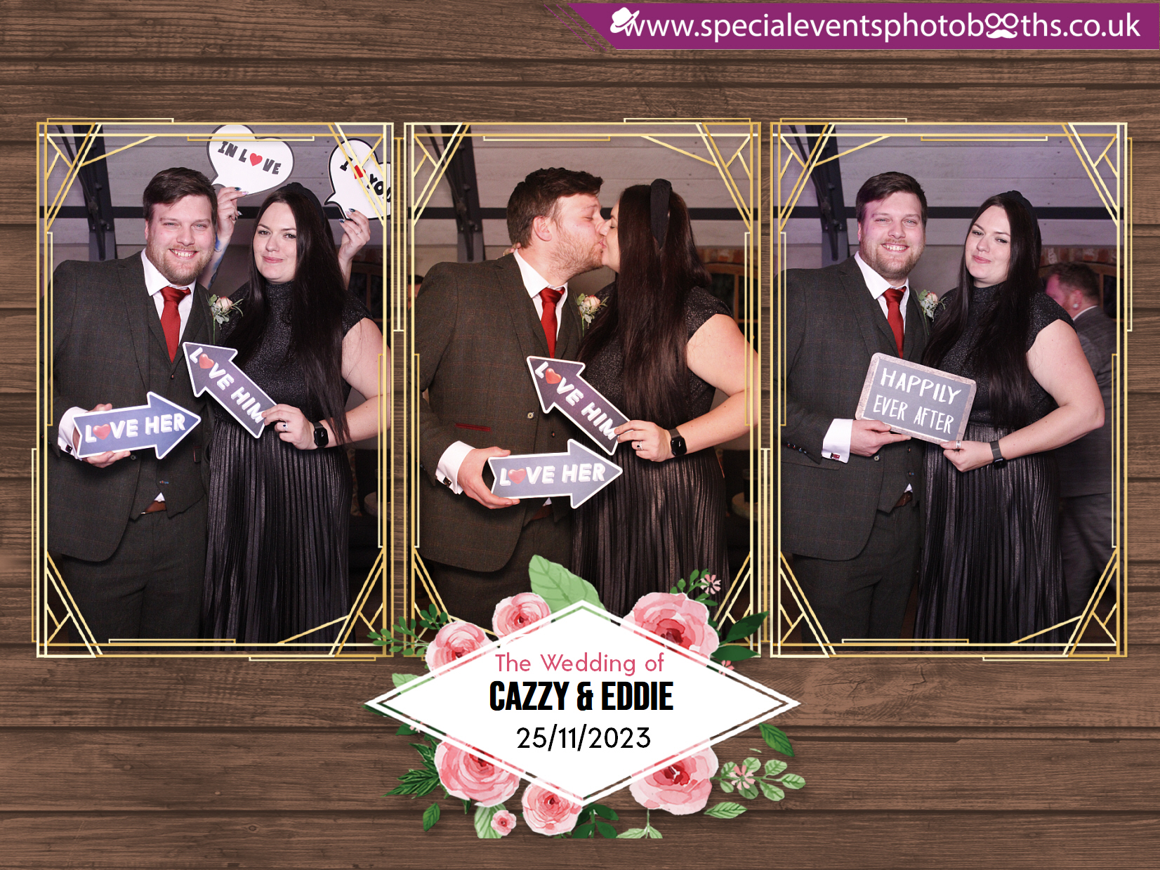Cazzy and Eddie's Wedding | View more photos from the event at my.specialeventsphotobooths.co.uk/u/SpecialEventsPhotoBooths/Cazzy-and-Eddies-Wedding
