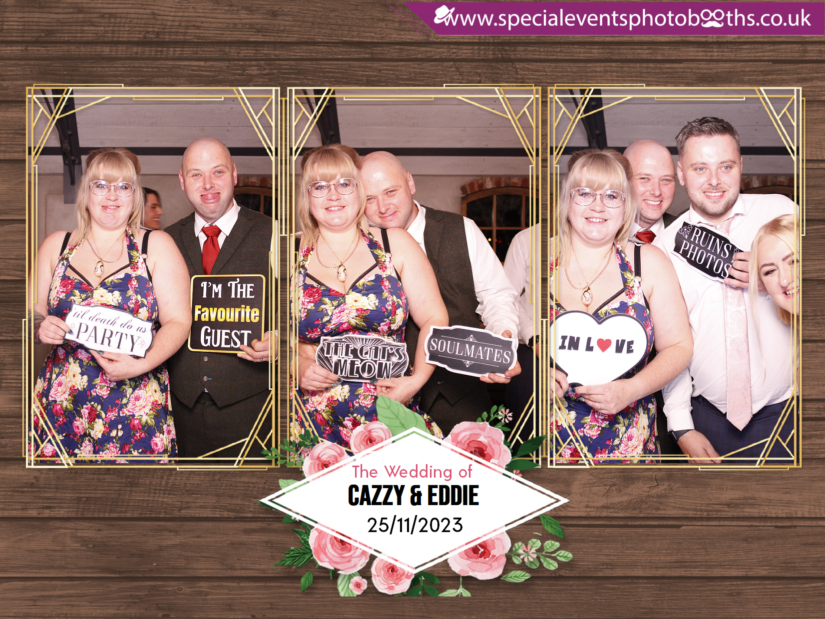 Cazzy and Eddie's Wedding | View more photos from the event at my.specialeventsphotobooths.co.uk/u/SpecialEventsPhotoBooths/Cazzy-and-Eddies-Wedding