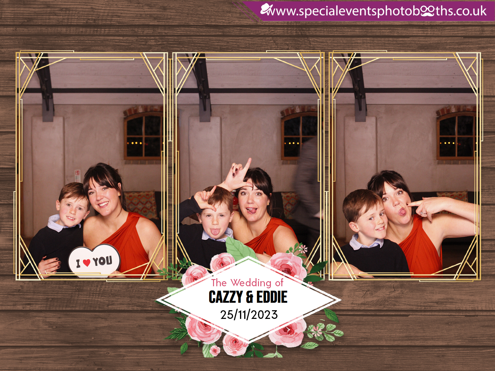Cazzy and Eddie's Wedding | View more photos from the event at my.specialeventsphotobooths.co.uk/u/SpecialEventsPhotoBooths/Cazzy-and-Eddies-Wedding