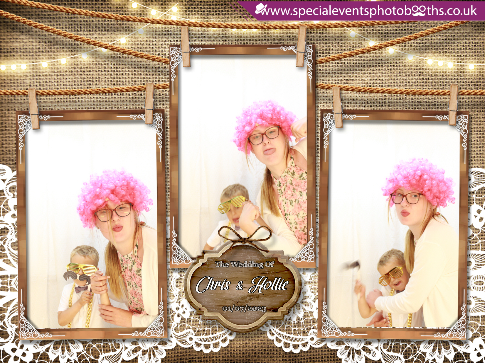 Chris & Hollie's Wedding | View more photos from the event at my.specialeventsphotobooths.co.uk/u/SpecialEventsPhotoBooths/Chris-Hollies-Wedding
