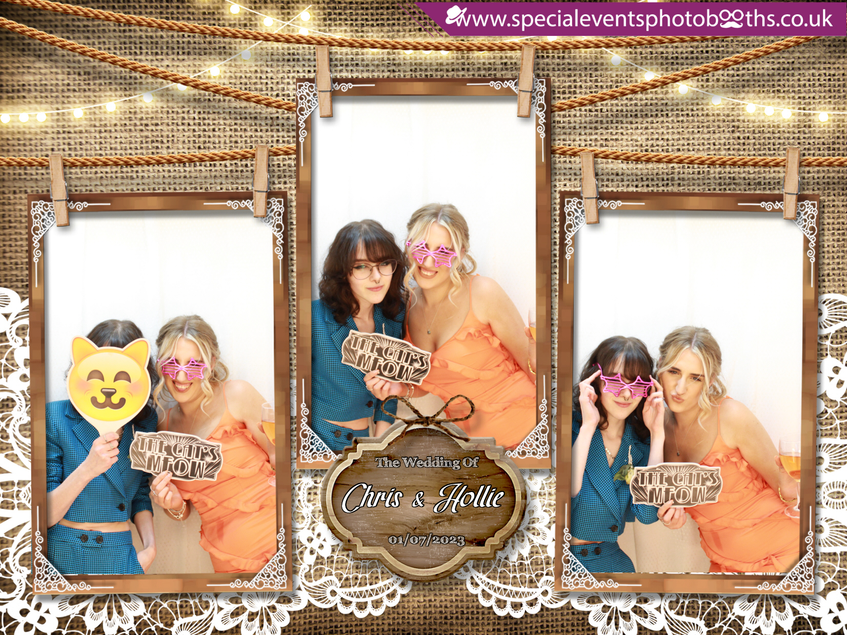 Chris & Hollie's Wedding | View more photos from the event at my.specialeventsphotobooths.co.uk/u/SpecialEventsPhotoBooths/Chris-Hollies-Wedding