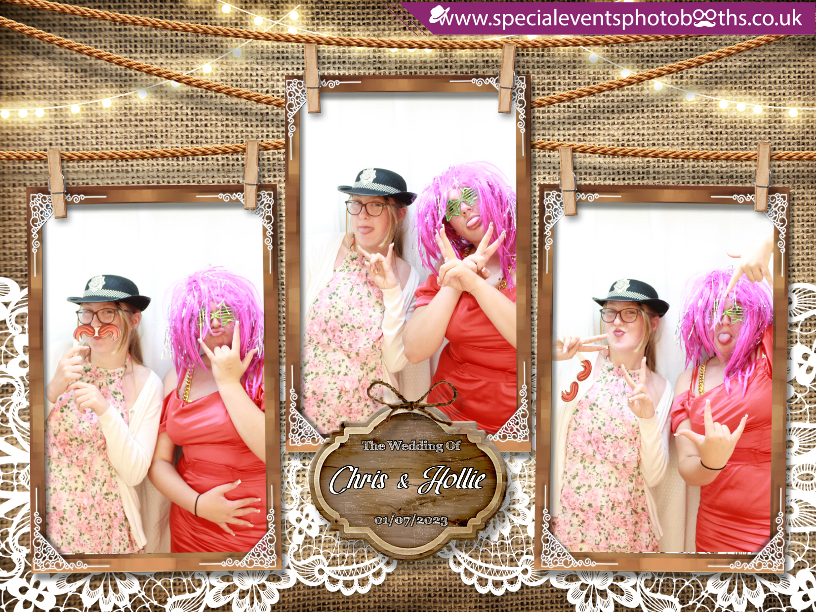 Chris & Hollie's Wedding | View more photos from the event at my.specialeventsphotobooths.co.uk/u/SpecialEventsPhotoBooths/Chris-Hollies-Wedding