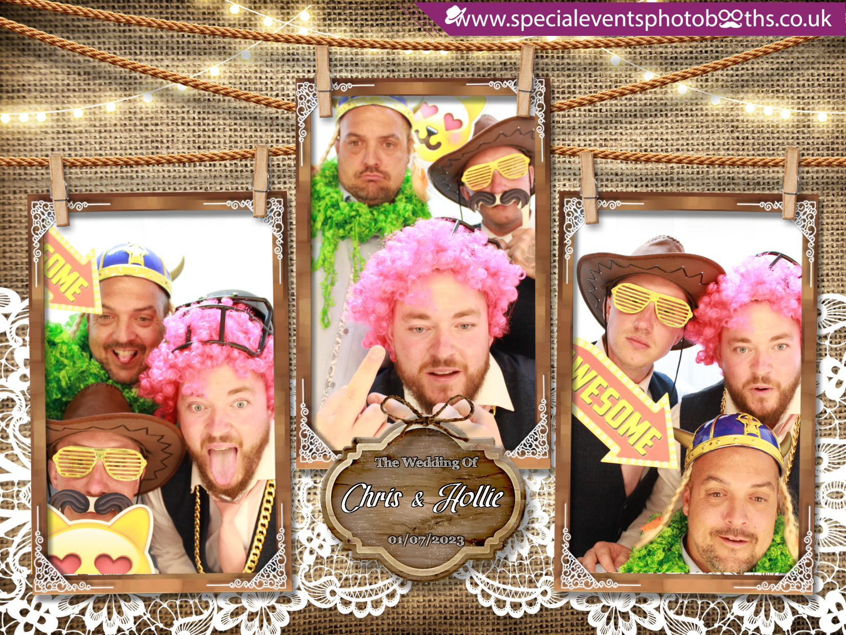 Chris & Hollie's Wedding | View more photos from the event at my.specialeventsphotobooths.co.uk/u/SpecialEventsPhotoBooths/Chris-Hollies-Wedding