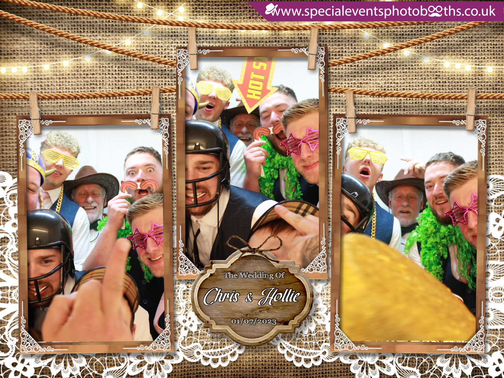 Chris & Hollie's Wedding | View more photos from the event at my.specialeventsphotobooths.co.uk/u/SpecialEventsPhotoBooths/Chris-Hollies-Wedding