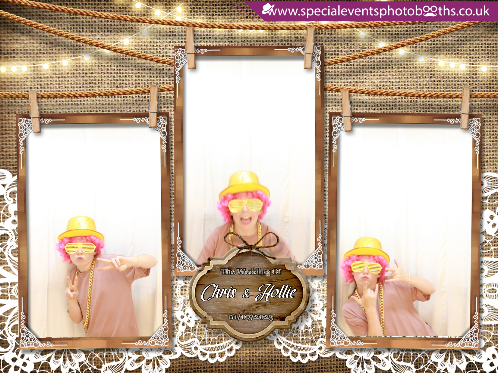 Chris & Hollie's Wedding | View more photos from the event at my.specialeventsphotobooths.co.uk/u/SpecialEventsPhotoBooths/Chris-Hollies-Wedding