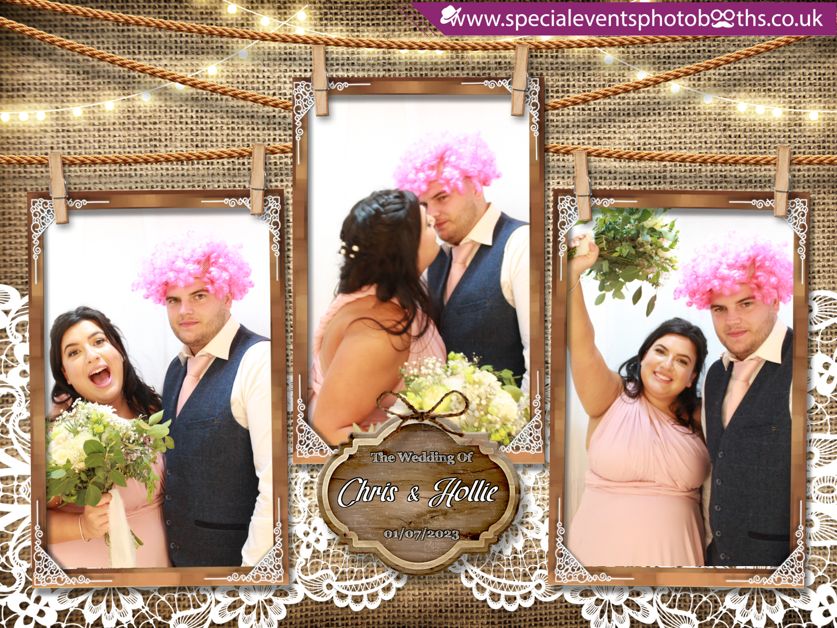 Chris & Hollie's Wedding | View more photos from the event at my.specialeventsphotobooths.co.uk/u/SpecialEventsPhotoBooths/Chris-Hollies-Wedding