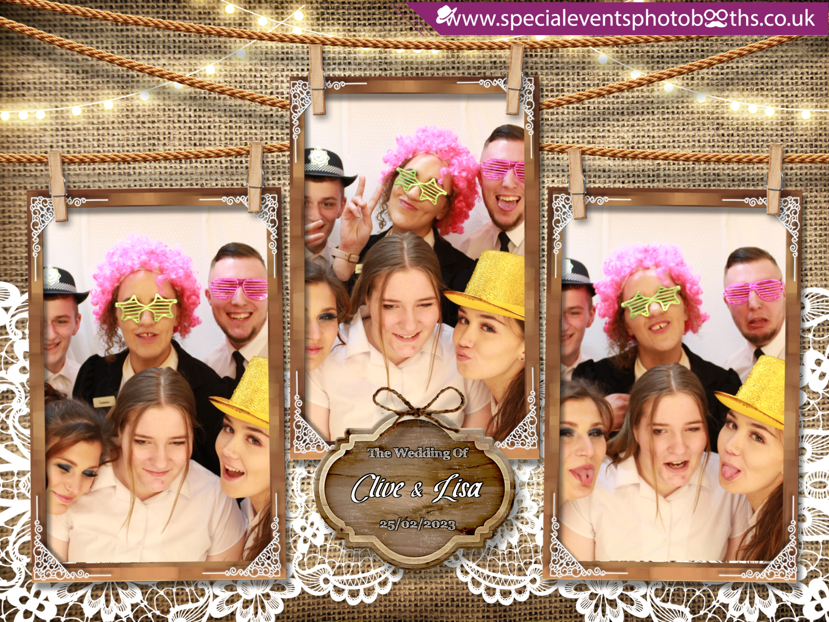 Clive & Lisa's Wedding | View more photos from the event at my.specialeventsphotobooths.co.uk/u/SpecialEventsPhotoBooths/Clive-Lisas-Wedding