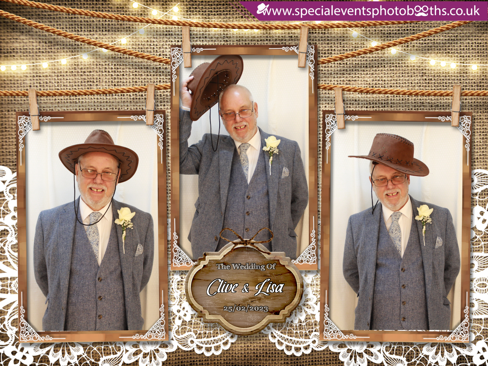 Clive & Lisa's Wedding | View more photos from the event at my.specialeventsphotobooths.co.uk/u/SpecialEventsPhotoBooths/Clive-Lisas-Wedding