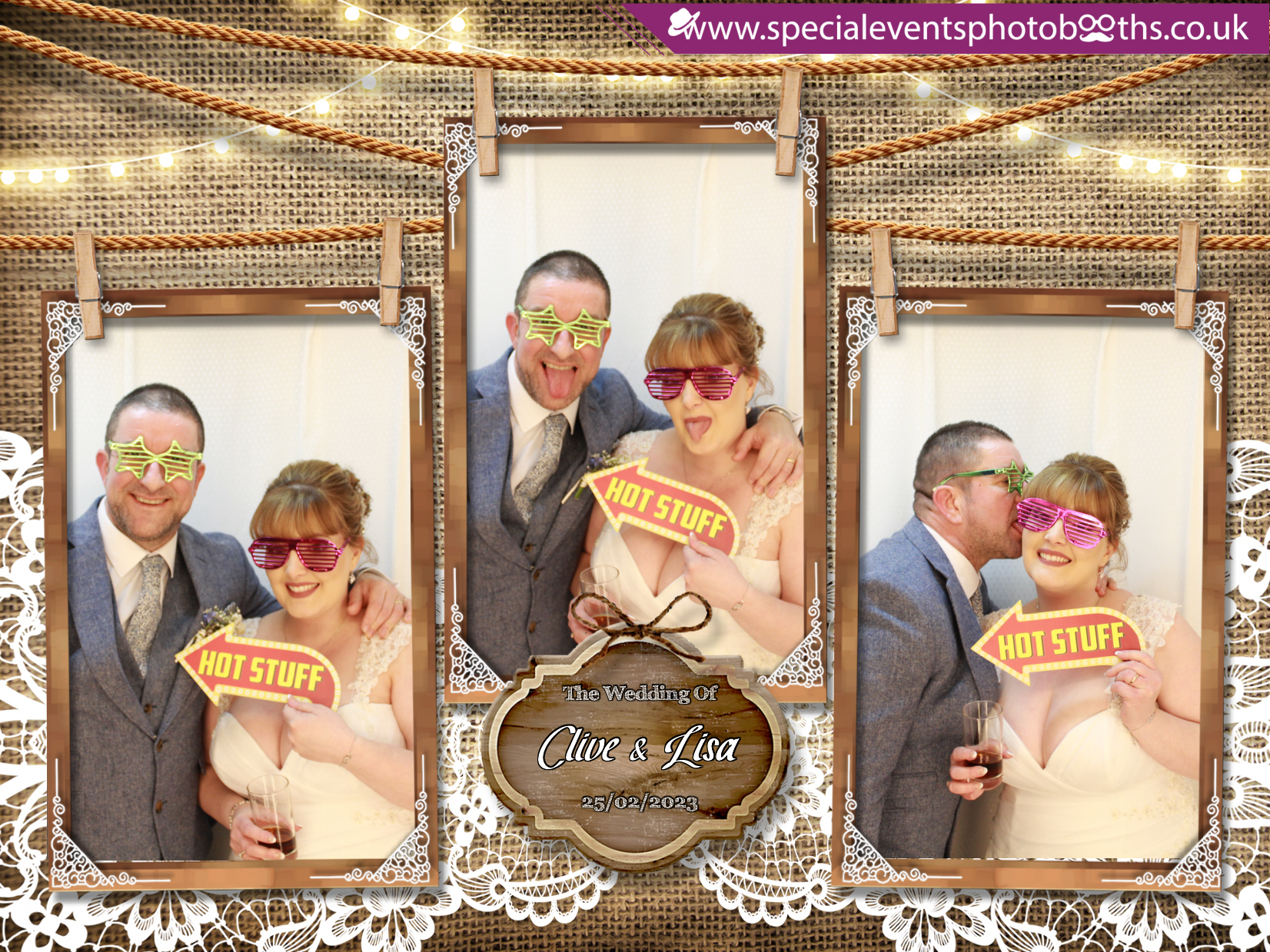 Clive & Lisa's Wedding | View more photos from the event at my.specialeventsphotobooths.co.uk/u/SpecialEventsPhotoBooths/Clive-Lisas-Wedding